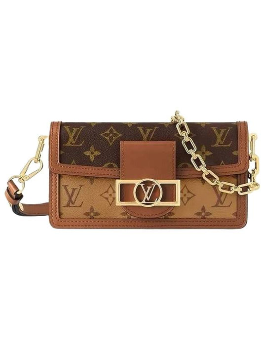 Dauphine East West Shoulder Bag Brown - LOUIS VUITTON - BALAAN 1