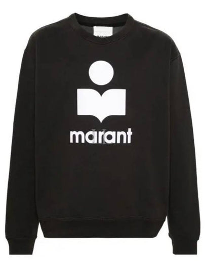 Mikoy Logo Print Sweatshirt Black - ISABEL MARANT - BALAAN 2