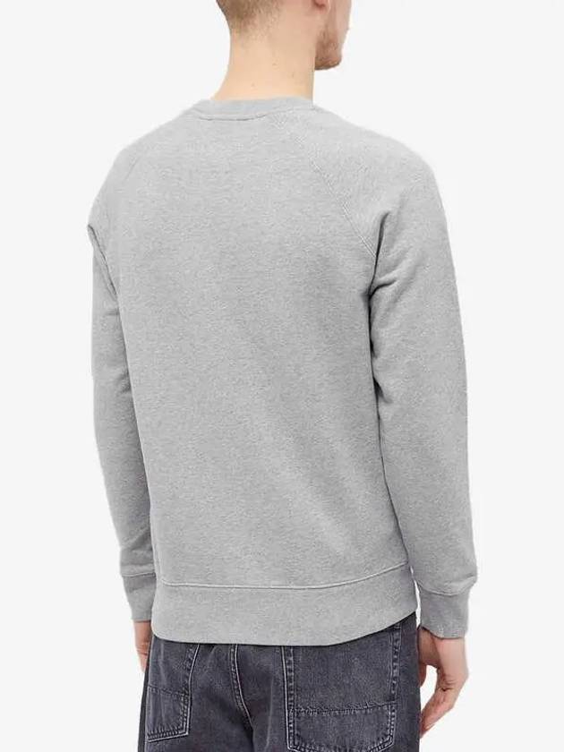 Grey Fox Head Patch Classic Sweatshirt Grey Melange - MAISON KITSUNE - BALAAN 5