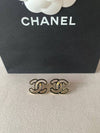 CC Logo EarringsBlack Gold Earrings ABD873 - CHANEL - BALAAN 5