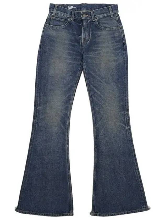 Macro Bootcut Jeans Dark Union Wash - CELINE - BALAAN 2