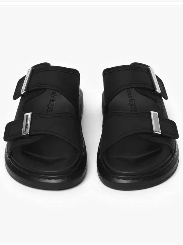 Hybrid Rubber Slippers Black - ALEXANDER MCQUEEN - BALAAN 4