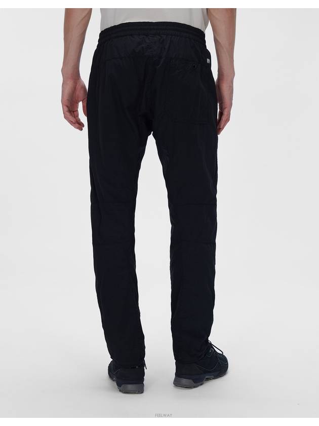 Lens Wappen Straight Pants Black - CP COMPANY - BALAAN 6