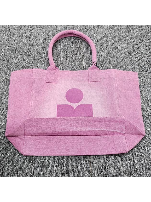 Yenky Small Cotton Tote Bag Pink - ISABEL MARANT - BALAAN 5