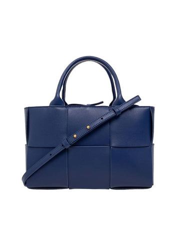 Arco Mini Tote Bag Navy - BOTTEGA VENETA - BALAAN 1