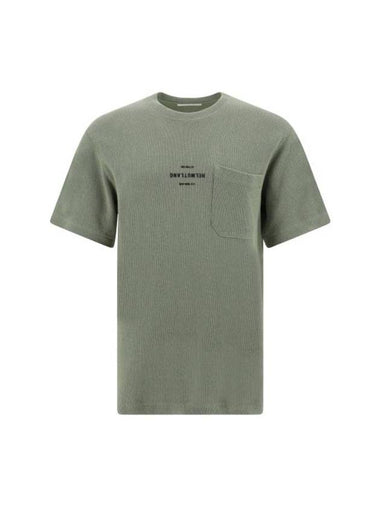 short sleeve t-shirt N04HM521 F05 GREEN - HELMUT LANG - BALAAN 1