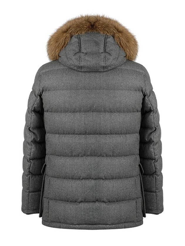 Rethe Fur Padding Grey - MONCLER - BALAAN 4