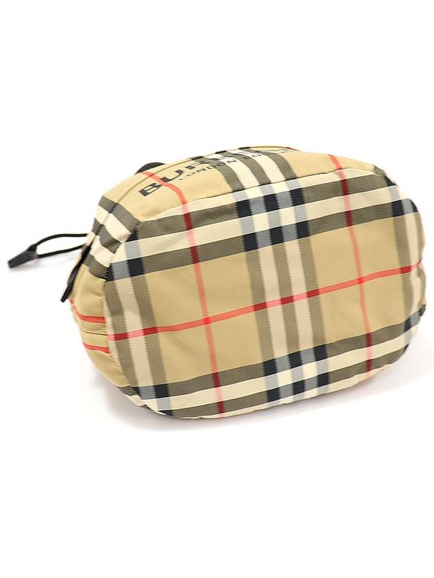 80267371 Icon Stripe ECONYL Drawstring Pouch Phoebe - BURBERRY - BALAAN 6