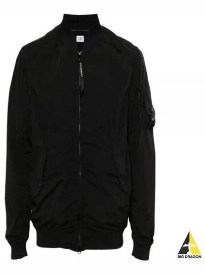 Nycra R Bomber Jacket Black - CP COMPANY - BALAAN 2