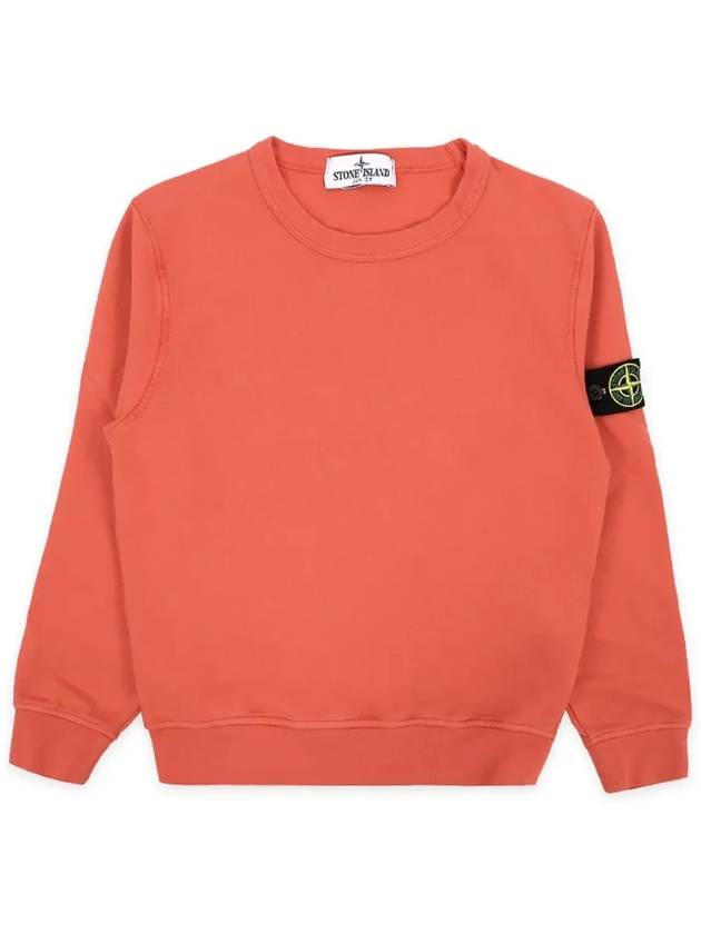 Kids Stone Island Pullover Sweatshirt 801661340 V0037 ORANGE - STONE ISLAND - BALAAN 4