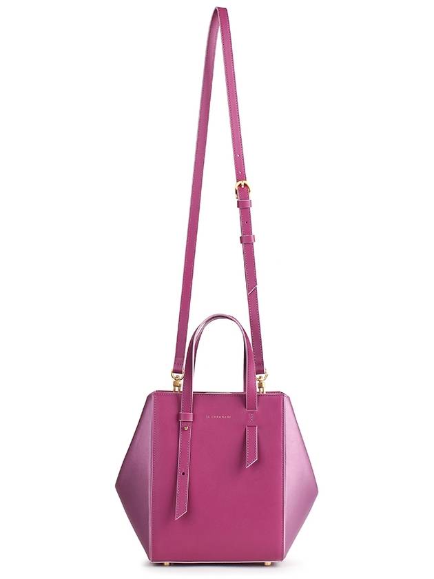 Blooming Satin Two Way Tote Bag Violet - LECHROMAQI - BALAAN 11