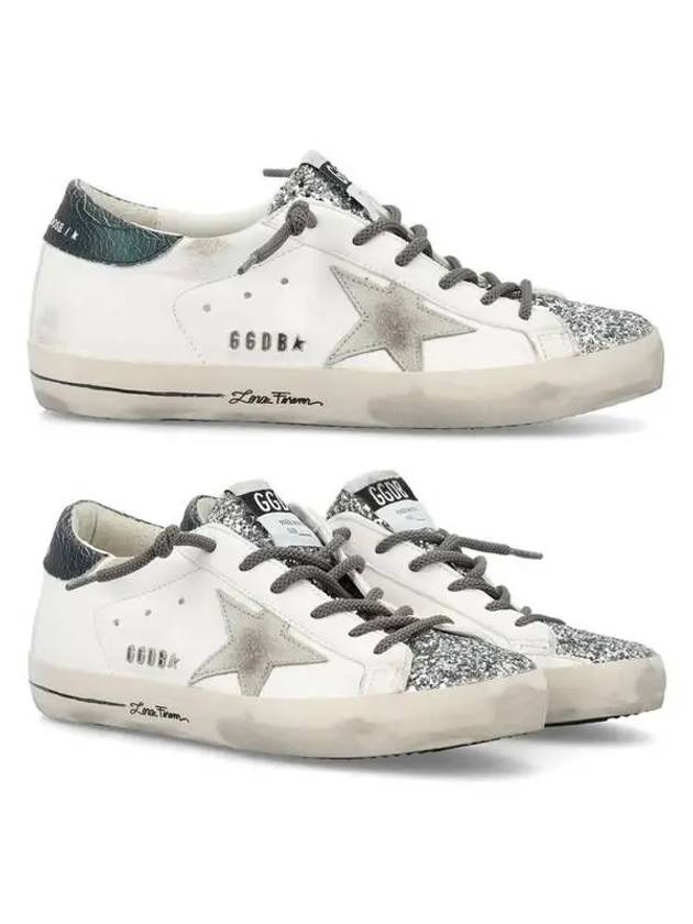 Superstar Glitter Low Top Sneakers White - GOLDEN GOOSE - BALAAN 2