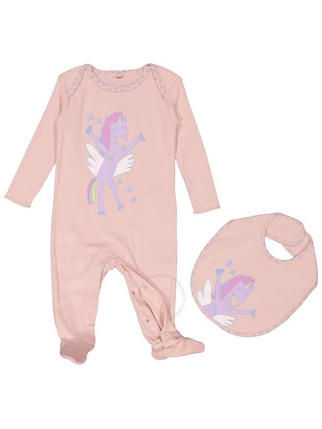 Stella Mccartney Unicorn Cotton Babysuit Set, Size 9M - STELLA MCCARTNEY - BALAAN 3