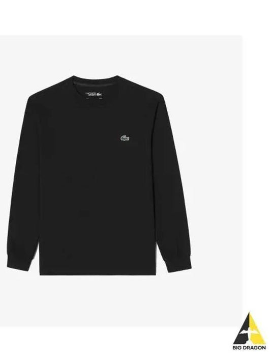 Men s Basic Training T Shirt Black - LACOSTE - BALAAN 1