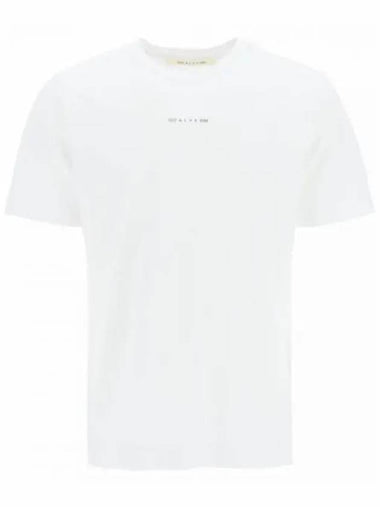 ALYX Melt Circle Logo Short Sleeve T Shirt White AAUTS0288FA01 - 1017 ALYX 9SM - BALAAN 1