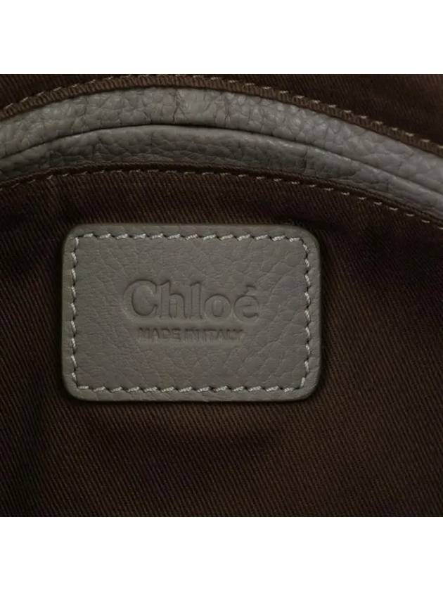 Grained Calfskin Small Tote Bag Grey - CHLOE - BALAAN 11