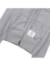 Engineered 4-Bar Stripe Loopback Jersey Knit Zip Up Hoodie Light Grey - THOM BROWNE - BALAAN 8