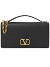 V Logo Signature P0W42SNP 0NO Women's Chain Tote and Shoulder Bag Long Wallet - VALENTINO - BALAAN 1