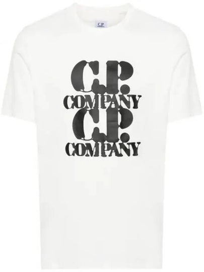 30/1 Jersey Graphic Short Sleeve T-Shirt White - CP COMPANY - BALAAN 2