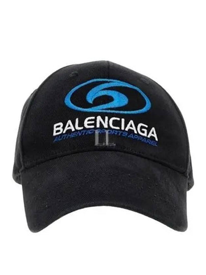 Embroided Logo Ball Cap Black - BALENCIAGA - BALAAN 2