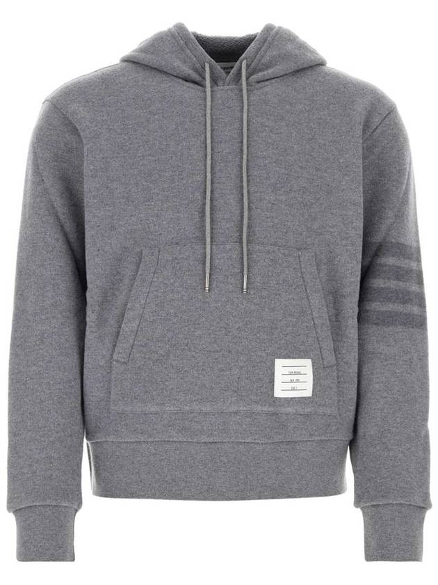 4 Bar Stripe Hoodie Grey - THOM BROWNE - BALAAN 2