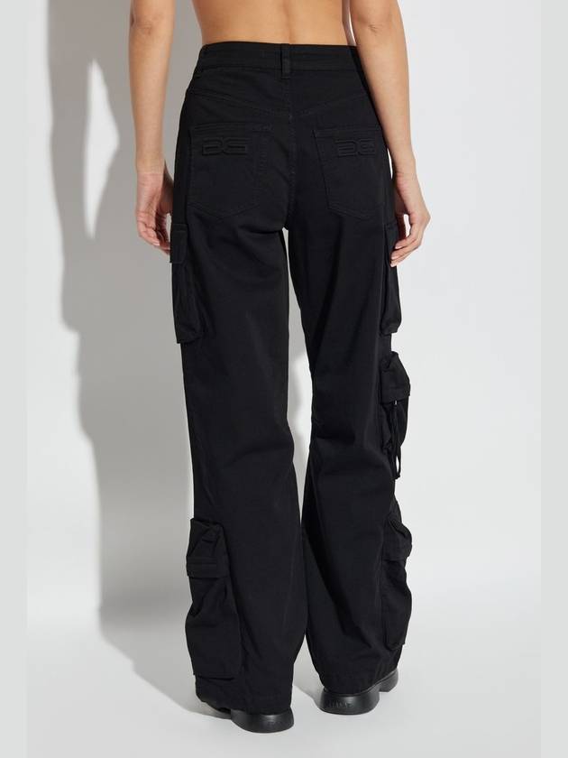 Gestuz Camolygz Cargo Pants, Women's, Black - GESTUZ - BALAAN 4