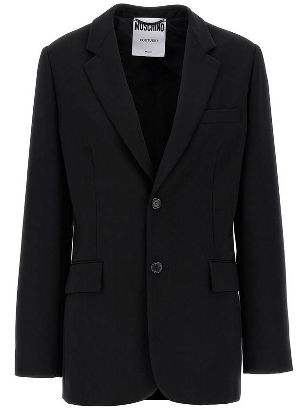 Moschino Single-Breasted Martingale Blazer - MOSCHINO - BALAAN 1