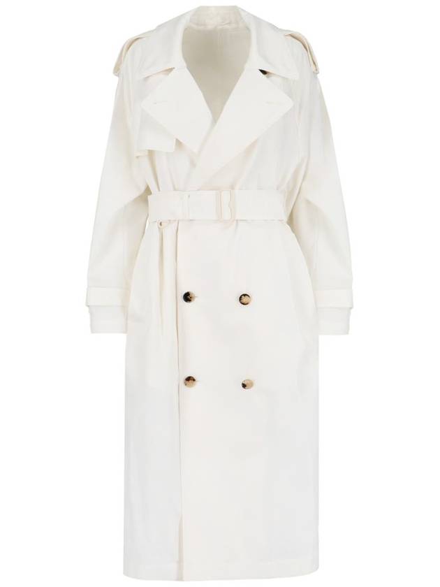 doublebreasted belted trench coat - BURBERRY - BALAAN 2