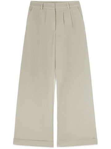 Palm Angels Gb Label Wide-Leg Trousers - PALM ANGELS - BALAAN 1