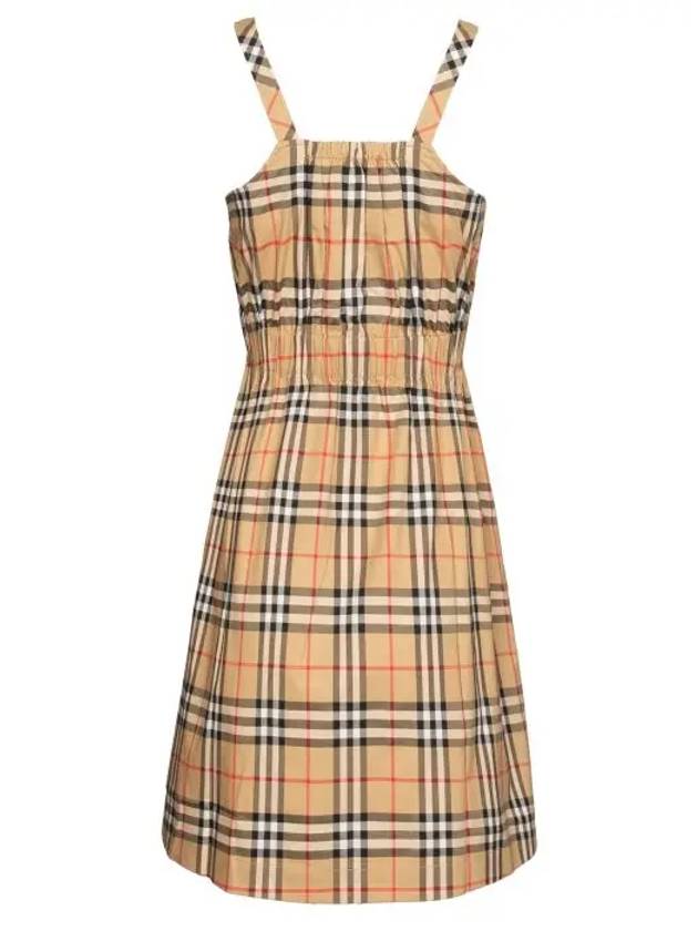 Kids Vintage Check Dress Beige - BURBERRY - BALAAN 3