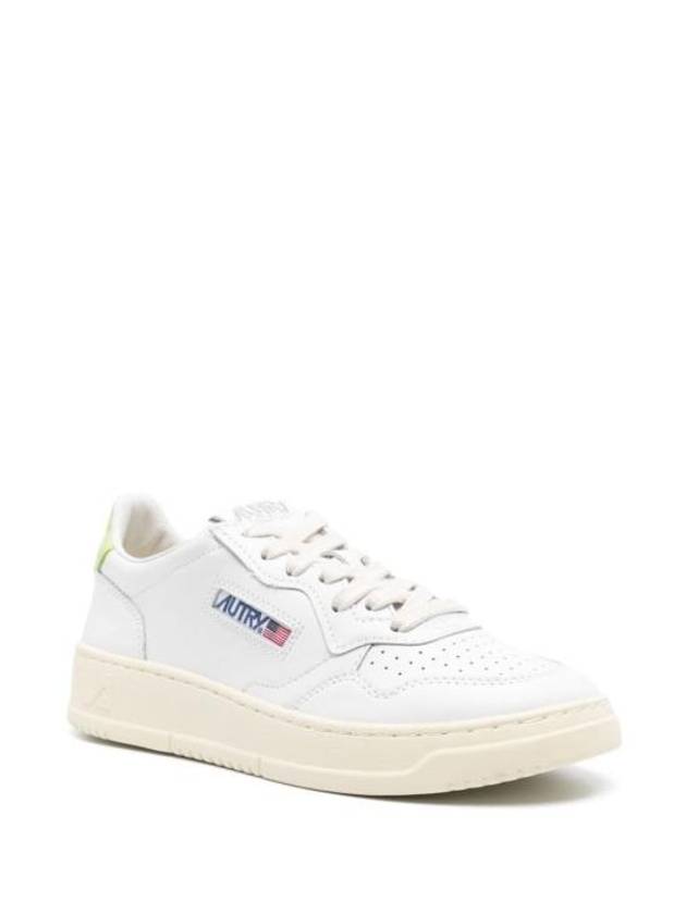 Medalist Green Tab Low Top Sneakers White - AUTRY - BALAAN 3