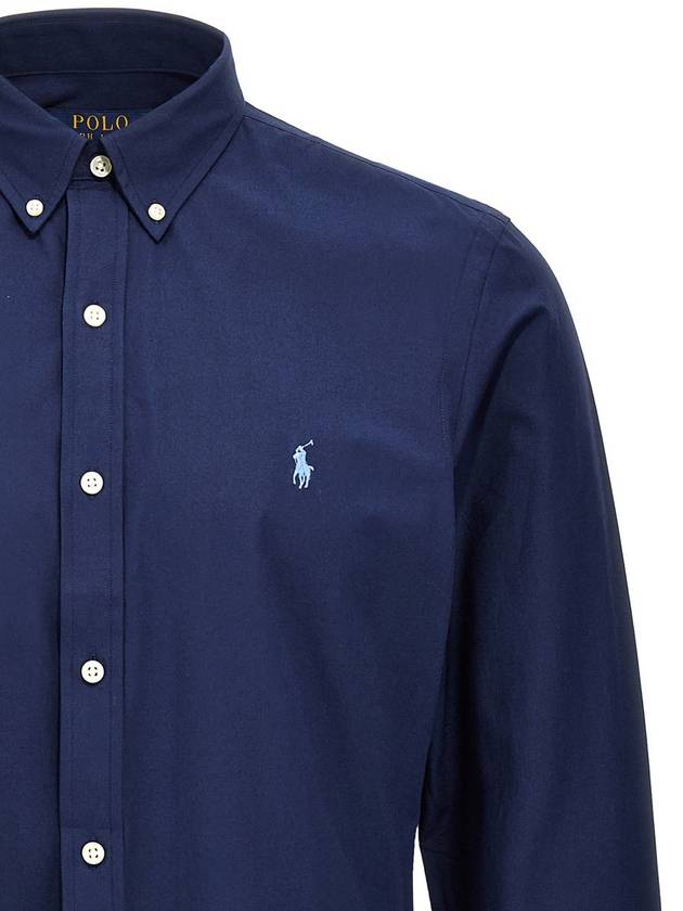 Long Sleeve Shirt 710928254001 Navy - POLO RALPH LAUREN - BALAAN 4