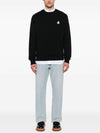 Fox Cotton Sweatshirt Black - MAISON KITSUNE - BALAAN 4