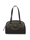 Williamsburg Medium Pebbled Leather Shoulder Bag Black - MICHAEL KORS - BALAAN 1