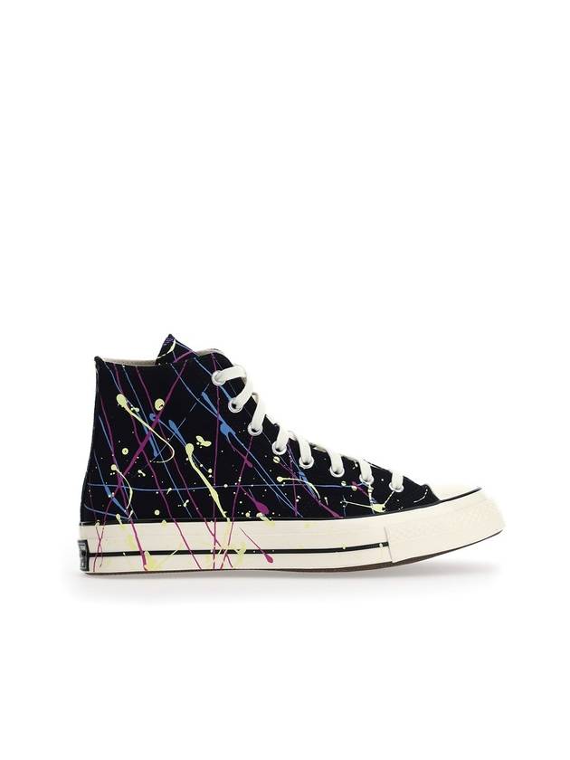 Chuck 70 Splatter High Top Sneakers Black - CONVERSE - BALAAN 1