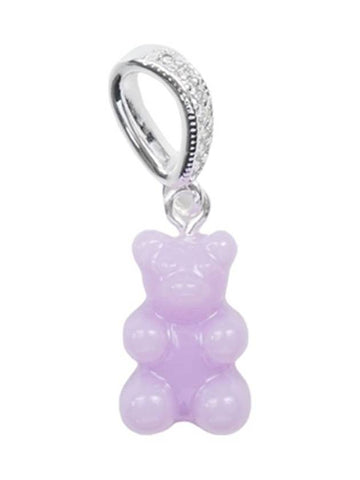 Nostalgia Bear Pendant Lavender Silver - CRYSTAL HAZE - BALAAN 1