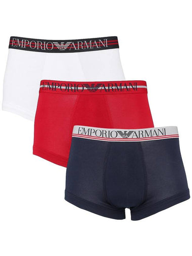 Men's Logo Band Briefs 3 Pack Set - EMPORIO ARMANI - BALAAN 1