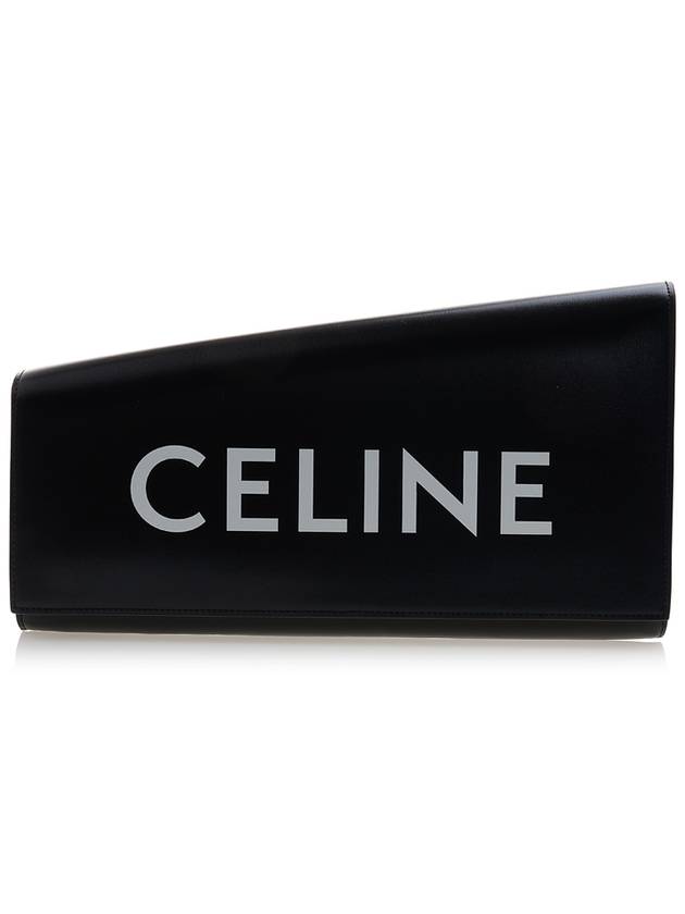 Calfskin Ashmetric Clutch Bag Black - CELINE - BALAAN 2