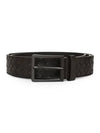 Intrecciato Leather Belt Brown - BOTTEGA VENETA - BALAAN 6