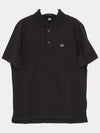 1020 Jersey Polo Shirt Black - CP COMPANY - BALAAN 4