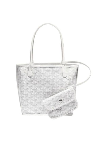 Anjou Reversible Leather Mini Bag White - GOYARD - BALAAN 1