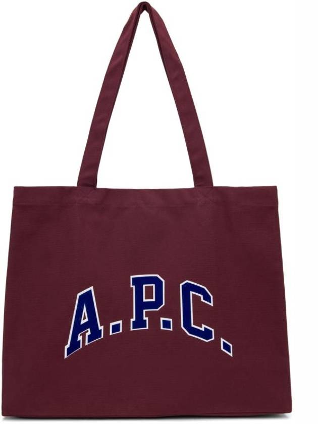 Diane University Horizontal Tote Bag Burgundy - A.P.C. - BALAAN 2