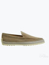 Men's Suede Slip-ons Loafers Beige - TOD'S - BALAAN 2