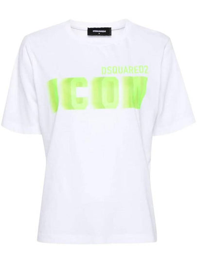 Short Sleeve T-Shirt S80GC0066S24668 968 White - DSQUARED2 - BALAAN 2