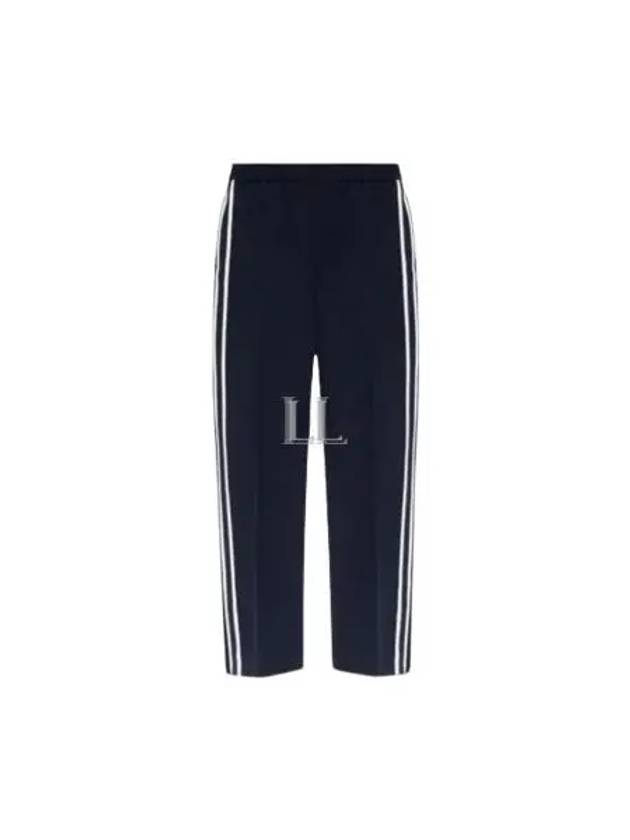 Ribbon Jogger Track Pants Navy - AMI - BALAAN 2