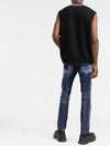 Men's Distressed Slim Fit Jeans - DSQUARED2 - BALAAN.