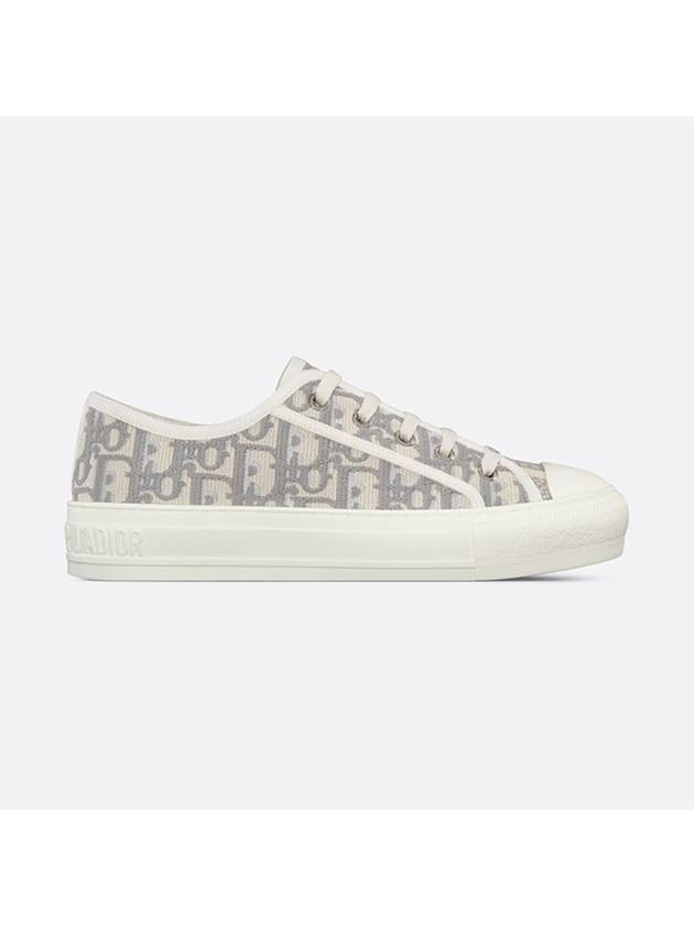 Walk'N'Dior Oblique Low Top Sneakers Grey - DIOR - BALAAN 3