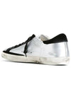 Black Tab Leather Superstar Low Top Sneakers Silver - GOLDEN GOOSE - BALAAN 5