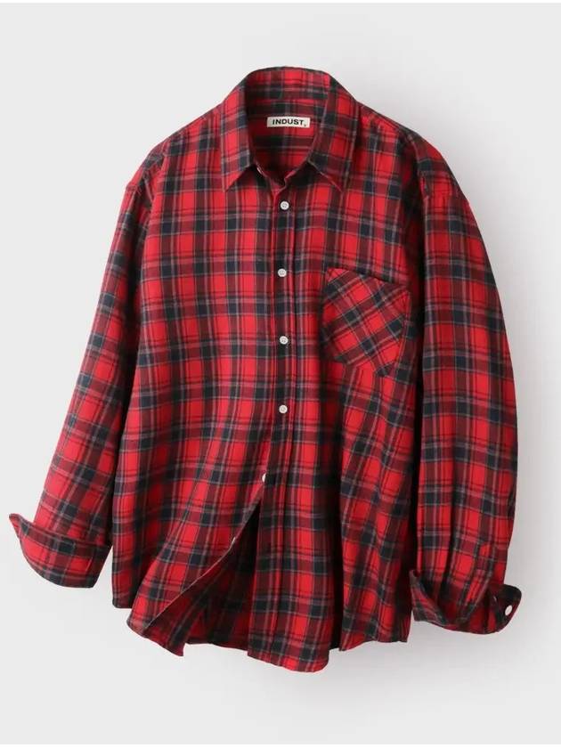 Brits Check Shirt Red - INDUST - BALAAN 5