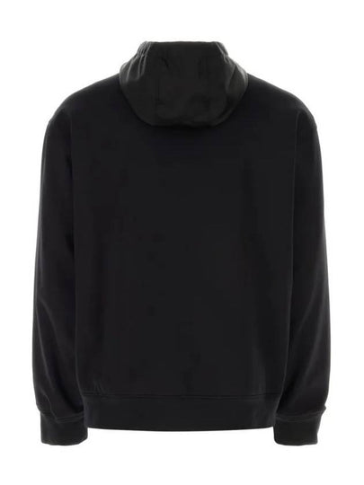 Cotton Fleece Cardigan Hoodie - PRADA - BALAAN 2